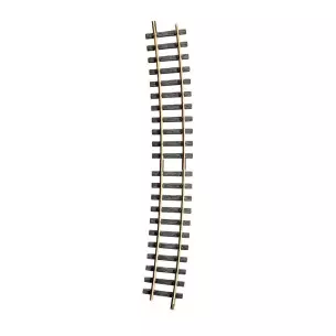Curved track LGB 18000 - G : 1/22.5 - R5 15° - Code 332 - Spacing 45 mm