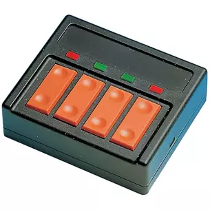Double L contact box with luminous display