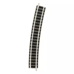 Rail courbe ballasté rayon 430 mm 15° Fleischmann 9136 - N : 1/160 - Code 80