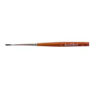 Pinceau en poil de Poney - Manche Laqué et rugueux N°0 - KOLIBRI 0012/0