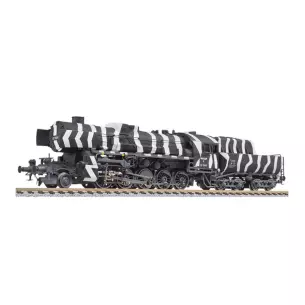 Locomotive de guerre à vapeur BR 52 Liliput 131524 - HO : 1/87 - DRG - EP II