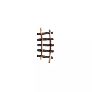 Curved track LGB 11020 - G : 1/22.5 - R1 15° - Code 332 - Spacing 45 mm
