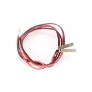 Fishplates with wires for track supply