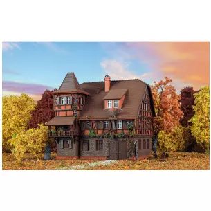 Villa vampire avec avec lumière vacillante