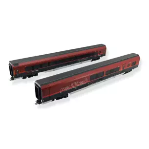 Set 2 extension RailJet "Basic" Jägerndorfer 70218 - ÖBB - HO 1/87