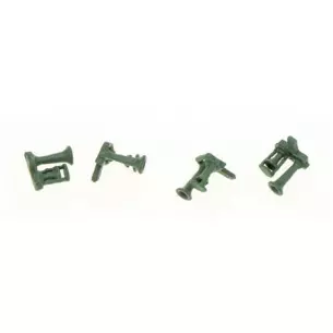 Avertisseur 2 Trompes Bi-Ton avec tôle de protection (x4 pièces métal de fonderie)