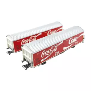 Set 2 sliding wall cars Marklin 48344 - HO 1/87 - SBB - EP IV