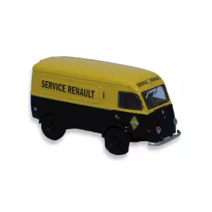 Camionnette Renault Goélette SAI 3790 - HO : 1/87 - livrée jaune noir - Brekina 14660