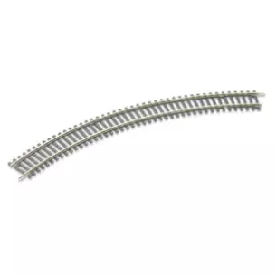 Curved rail radius 371 mm 45° Peco ST221 - HO : 1/87 - Code 100