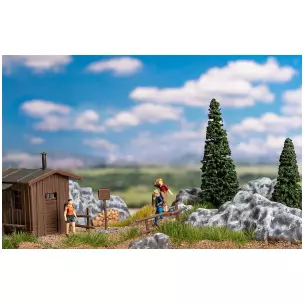 Mini-diorama à la montagne - HO 1/87 - Faller 180051