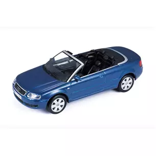 Voiture Audi "A4 Cabrio" - Bleu métallisé - High Speed 43KFB13S - O 1/43
