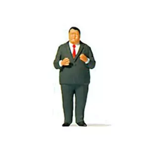 Figurine de Sigmar Gabriel en costard PREISER 28210 - HO 1/87
