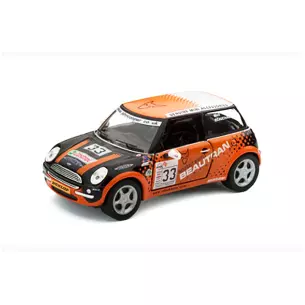 Voiture Mini Cooper "John Cooper Works" Orange/Noir High Speed HF9166S - O 1/43