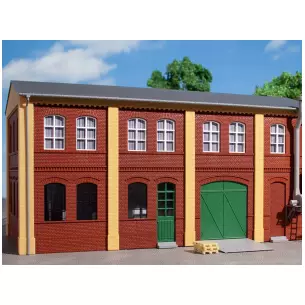 Lot de 6 murs + ouvertures portes et fenêtres AUHAGEN 80507 - HO 1/87 - 46x86mm