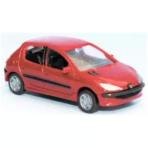 Peugeot 206 5 portes livrée rouge Aden