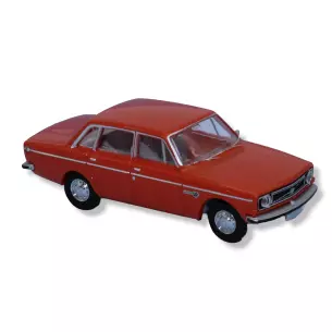Voiture Volvo 144 Brekina 29421 - HO : 1/87 - livrée rouge orangé - 1971