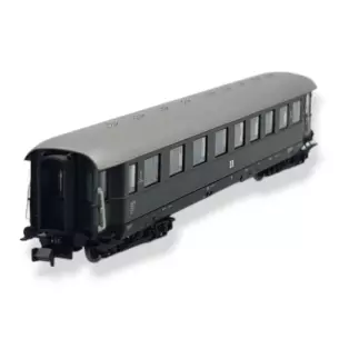 Voiture voyageur verte MINITRIX 18425 - DR - N 1/160 - EP III