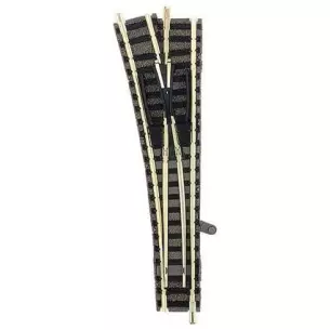 Aiguillage à gauche Fleischmann 9170 cœur plastique code 80 - N 1/160