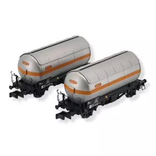 Lot of 2 SNCF tank cars "SATI / UCB