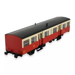 Remorque d'autorail XR 9825 REE Modèles VB156 | HO 1/87 - SNCF - EP III.B