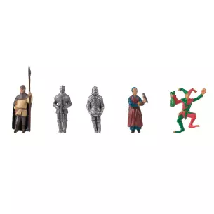 Set de 6 personnages "au château" FALLER 151631 - HO 1/87