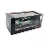 Voiture Mini Cooper "John Cooper Works" Vert/Blanc High Speed HF9166S - O 1/43