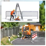 Travailleurs des égouts avec accessoires BUSCH 7907 - HO 1/87