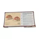 Maison avec toit en pente à neige miniature Faller 2367 - N 1/160 - 840 x 81 x 640 mm