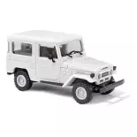KIT Toyota Land Cruiser J4 livrée blanc Busch 60217 - HO : 1/87