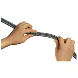 Rail flexible avec ballast 777 mm Fleischmann 9106 - N : 1/160 - Code 80