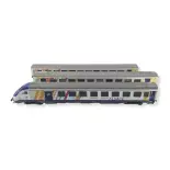 Set of 3 TER Alsace cars Ls Models 41231DC - HO 1/87 - 2R - SNCF - EP VI