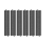 6 éléments de voie droite plastique 180 mm MARKLIN MY WORLD 23180 - HO 1/87