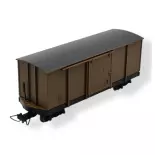 Wagon couvert brun MiniTrains 5141 - HOe 1/87