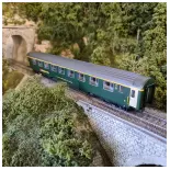 Voiture voyageur UIC-X Am 1ère classe LS MODELS 472002 - CFF - HO 1/87 - EP IV