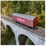 Wagon couvert Marklin 46156 type Gnk1 - HO 1/87 - DB - EP IV