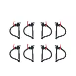 Set 8 flexibles de frein Marklin 56807 - I 1/32 - pour motrices nouvelle génération