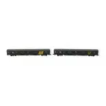 2 wagons postaux - Arnold HN4425 - N 1/160 - DBP - EP IV / V