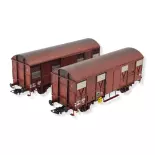 2 wagons