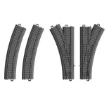 Set rails & aiguillages Marklin my world 23401 - HO 1/87