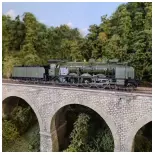 Locomotive à vapeur 2-231 K 4 "BOULOGNE" REE MODELES MB132 - SNCF - HO 1/87