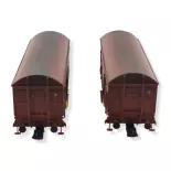 2 wagons