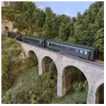 Set of 3 OCEM RA Green REE Model Cars VB382 - HO 1/87 - SNCF - EP IIIB