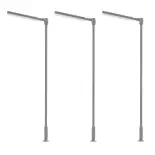 Lot de 3 lampadaires modernes LED - Faller 180121 - HO 1/87