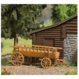 Deux chariots à foin, longueur 59 mm chacun HO 1/87