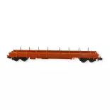 Wagon plat Res à ranchers Fleischmann 828826- N 1/160 - WASCOSA - EP VI