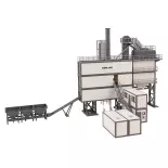 Centrale de mélange d’asphalte avec conteneur de bitume FALLER 130110 - HO 1/87