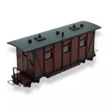 Voiture voyageurs marron MiniTrains 5148 - HOe 1/87
