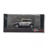 Voiture Mini Cooper "John Cooper Works" Bleu/blanc High Speed HF9166S - O 1/43
