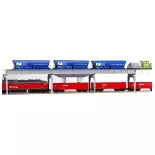 Functional unloading bridge PIKO 61122 - HO 1 : 87