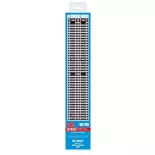 8 rails droits 335 mm Peco ST2001 - HO : 1/87 - Code 100